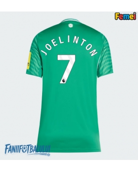 Newcastle United Joelinton #7 Tricou Fotbal Replică 2025-26 Femei Deplasare